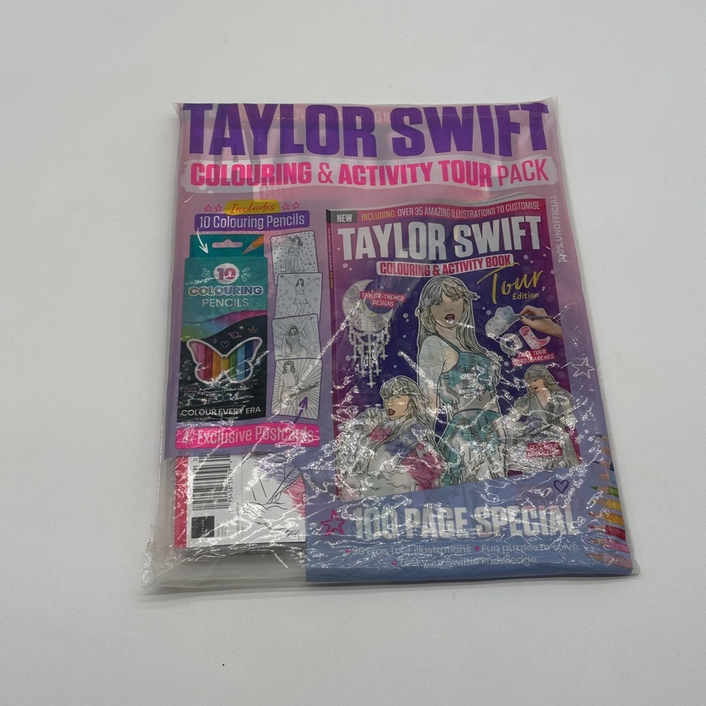 TAYLOR SWIFT Tour Edition COLORING & ACTIVITY BOOK Designs 35+ ILUSTRATIONS